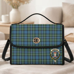 Robertson Hunting Ancient Tartan Crest Satchel Bag