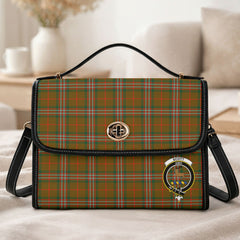 Scott Brown Modern Tartan Crest Satchel Bag