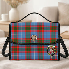 Trotter Tartan Crest Satchel Bag