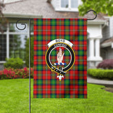 Boyd Modern Tartan Crest Garden Flag