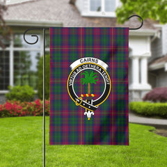 Cairns Tartan Crest Garden Flag