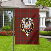 Carruthers Tartan Crest Garden Flag