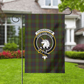 Cunningham Hunting Modern Tartan Crest Garden Flag