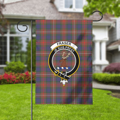 Fraser (of Lovat) Hunting Modern Tartan Crest Garden Flag