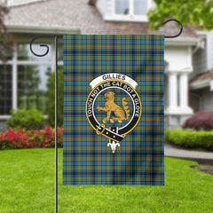 Gillies Ancient Tartan Crest Garden Flag