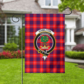 Hamilton Modern Tartan Crest Garden Flag