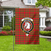 Hepburn Tartan Crest Garden Flag
