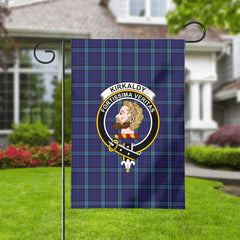 Kirkaldy Tartan Crest Garden Flag