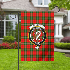 Lennox Tartan Crest Garden Flag