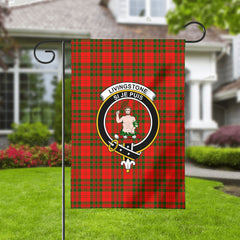 Livingstone Tartan Crest Garden Flag