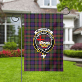 MacDonald Modern Tartan Crest Garden Flag
