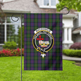 MacDonald Tartan Crest Garden Flag