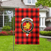 MacIver Modern Tartan Crest Garden Flag