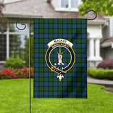 MacKay Modern Tartan Crest Garden Flag