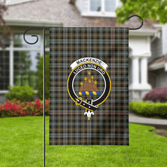 MacKenzie Weathered Tartan Crest Garden Flag