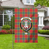 MacLean of Duart Modern Tartan Crest Garden Flag