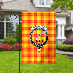 MacMillan Clan Tartan Crest Garden Flag