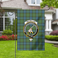 MacMillan Hunting Ancient Tartan Crest Garden Flag