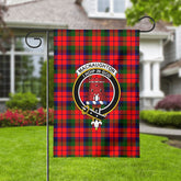 MacNaughton Modern Tartan Crest Garden Flag