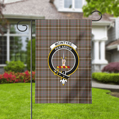 McIntyre Hunting Weathered Tartan Crest Garden Flag