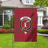 McRae Modern Tartan Crest Garden Flag