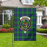 Monteith Tartan Crest Garden Flag