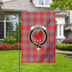 Moubray Tartan Crest Garden Flag