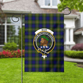 Muir Tartan Crest Garden Flag