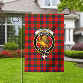 Nicolson Modern Tartan Crest Garden Flag