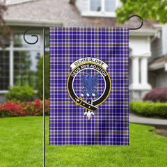 Ochterlony Tartan Crest Garden Flag