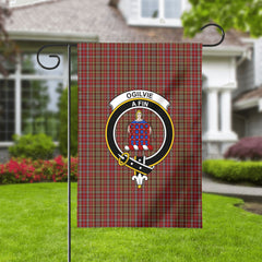 Ogilvie Tartan Crest Garden Flag