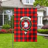 Ramsay Modern Tartan Crest Garden Flag