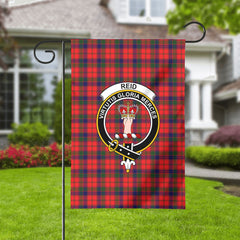 Reid Modern Tartan Crest Garden Flag