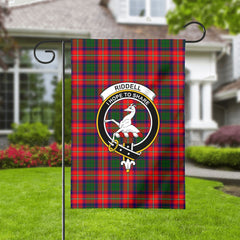 Riddell Tartan Crest Garden Flag