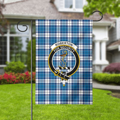 Roberton Tartan Crest Garden Flag