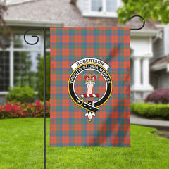 Robertson Ancient Tartan Crest Garden Flag