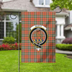 Scott Ancient Tartan Crest Garden Flag