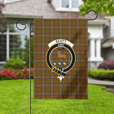 Scott Brown Modern Tartan Crest Garden Flag