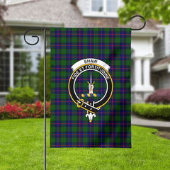 Shaw Modern Tartan Crest Garden Flag