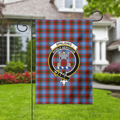 Spalding Tartan Crest Garden Flag