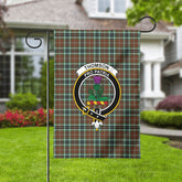 Thomson Hunting Modern Tartan Crest Garden Flag