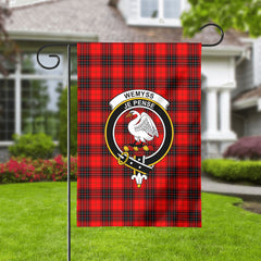 Wemyss Modern Tartan Crest Garden Flag