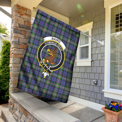 Baird Modern Tartan Crest Garden Flag