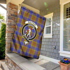 Balfour Modern Tartan Crest Garden Flag