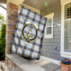 Bell of the Borders Tartan Crest Garden Flag