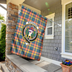 Buchanan Ancient Tartan Crest Garden Flag