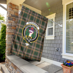 Buchanan Hunting Tartan Crest Garden Flag