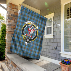 Cockburn Modern Tartan Crest Garden Flag