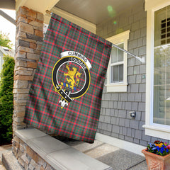 Cumming Hunting Modern Tartan Crest Garden Flag