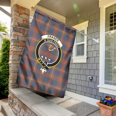 Fraser (of Lovat) Hunting Modern Tartan Crest Garden Flag